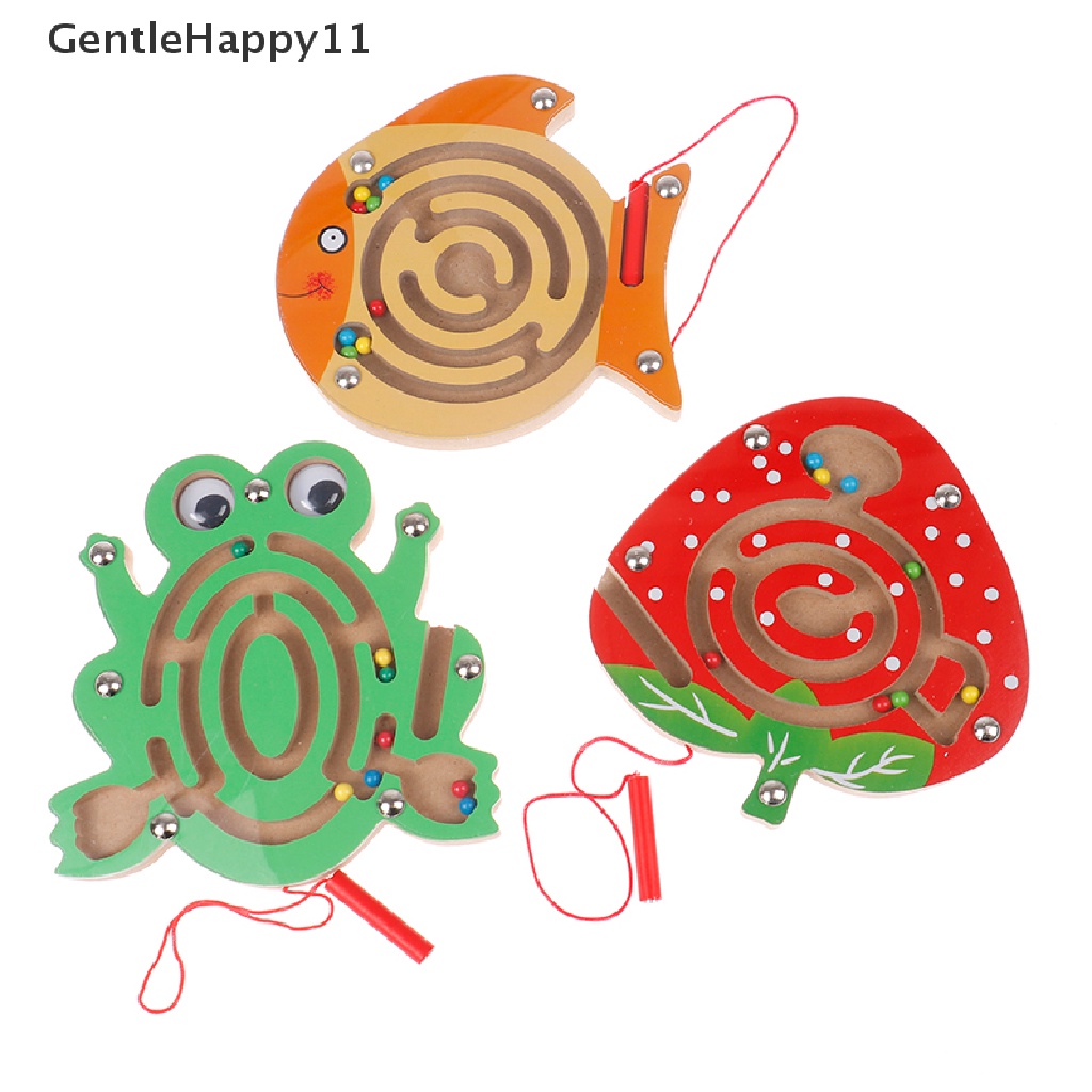 Gentlehappy Mainan Edukasi Anak Model Papan Labirin Mini Magnetik DIY