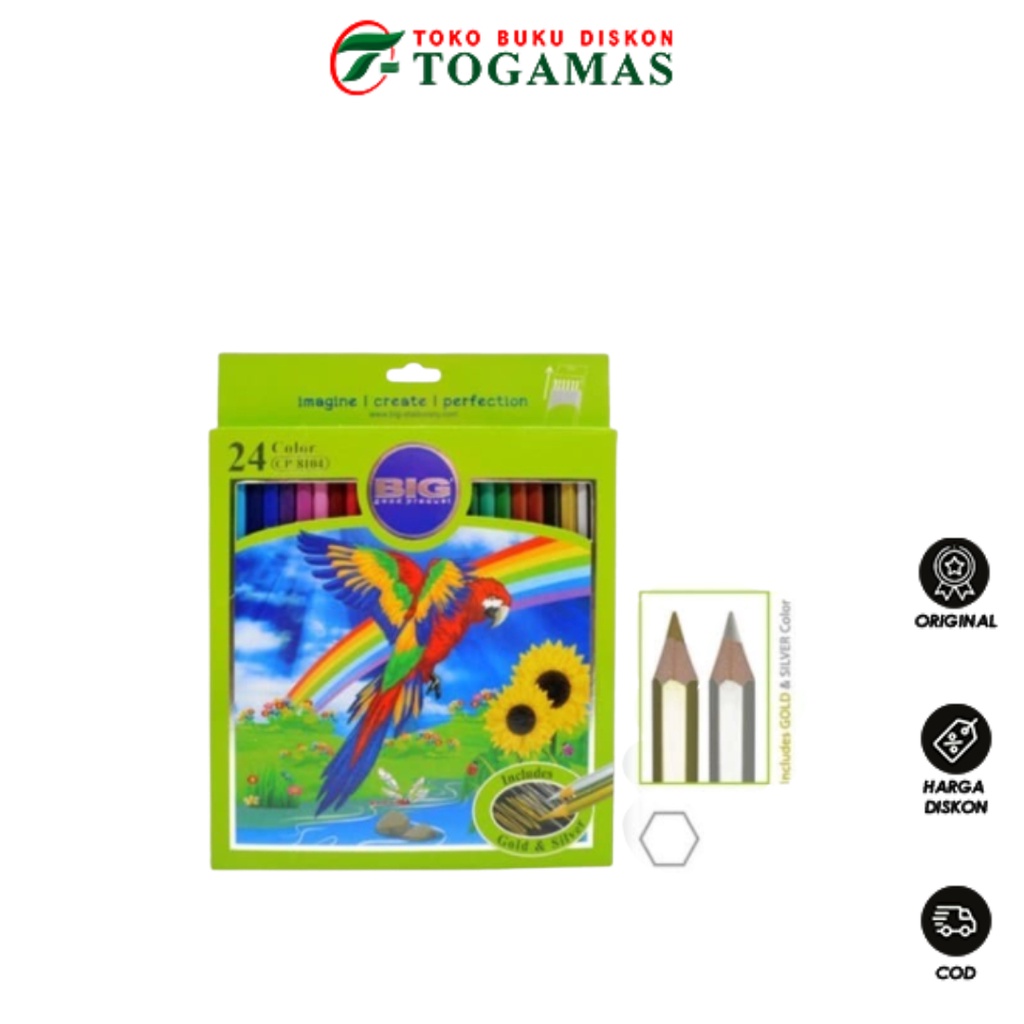 

READY STOCK !! PENSIL WARNA CP-8104 24 PANJANG BIG