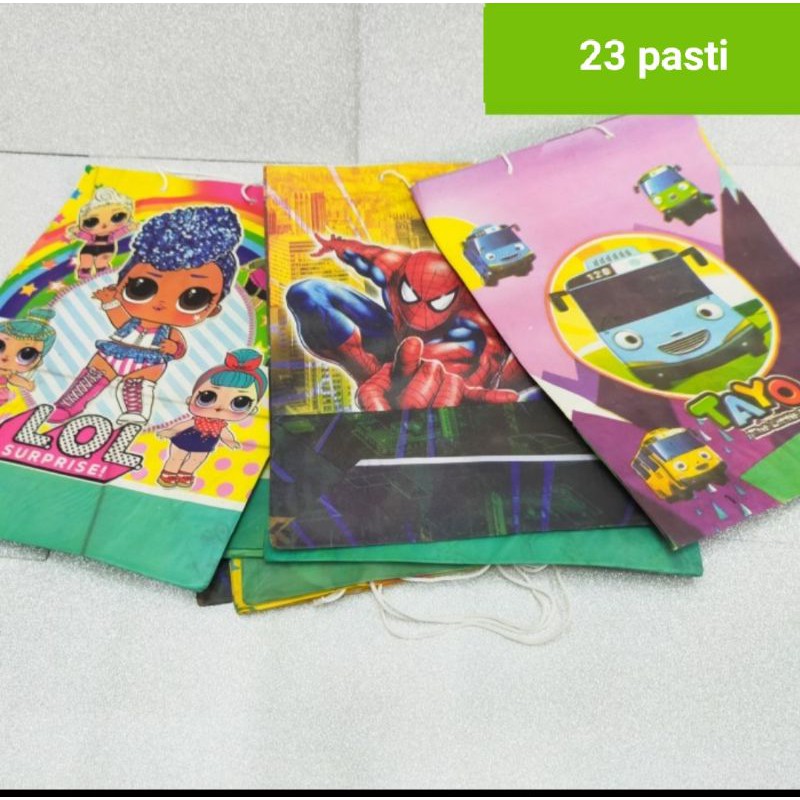 

kantong Snack karakter kertas