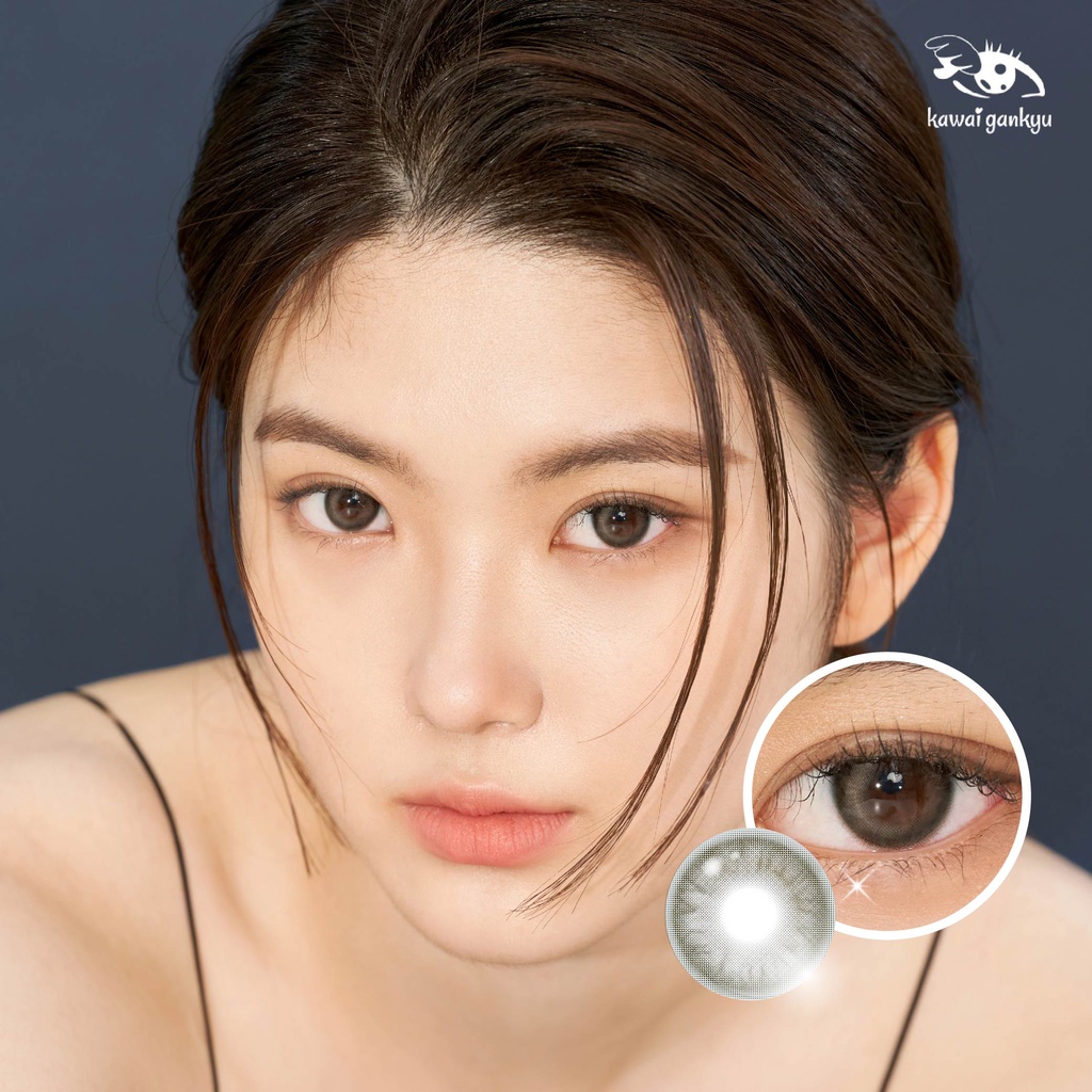 KawaiGankyu Softlens - Voxie Lunar Gray (1botol)