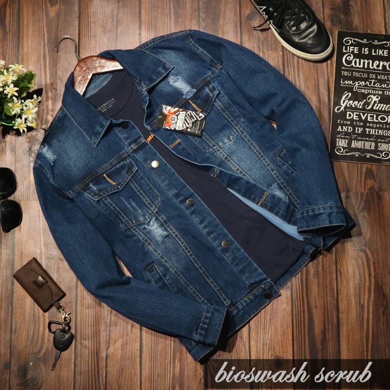 JAKET LEVI PRIA JAKET JEANS TERBARU 2023 TEBAL DISTRO