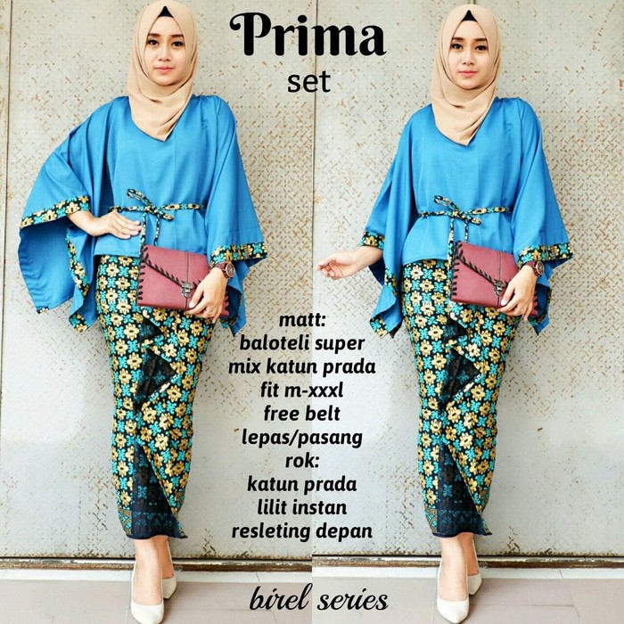 Zola Batik Wanita Prima Set Batwing