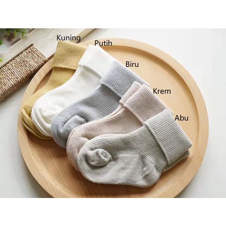 KAOS KAKI BAYI ANAK POLOS / KAOS KAKI BAYI LUCU