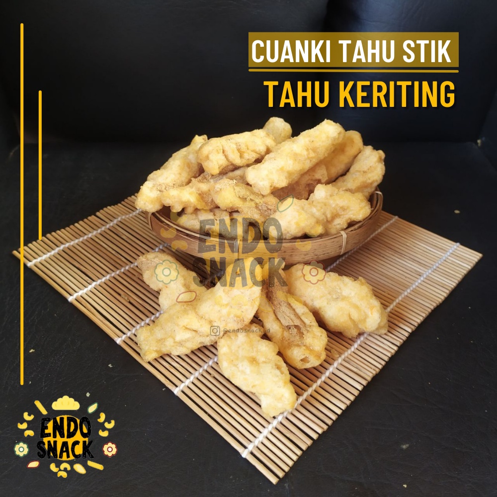 50 pcs CUANKI TAHU KERITING ARS, Cuanki Tahu Stik Keriting, Topping Baso Aci, Cuanki dan Seblak