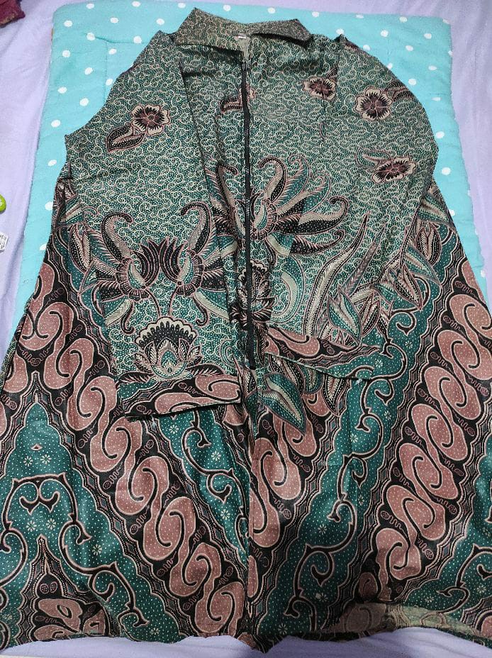 Maura Couple - Sania Ruffle Batik Couple Ori Ndoro Jowi Dnt Garansi Termurah Shopee - Batik Couple