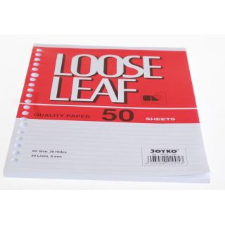 loose leaf paper joyko a5 isi 50 lembar refill kertas file note murah