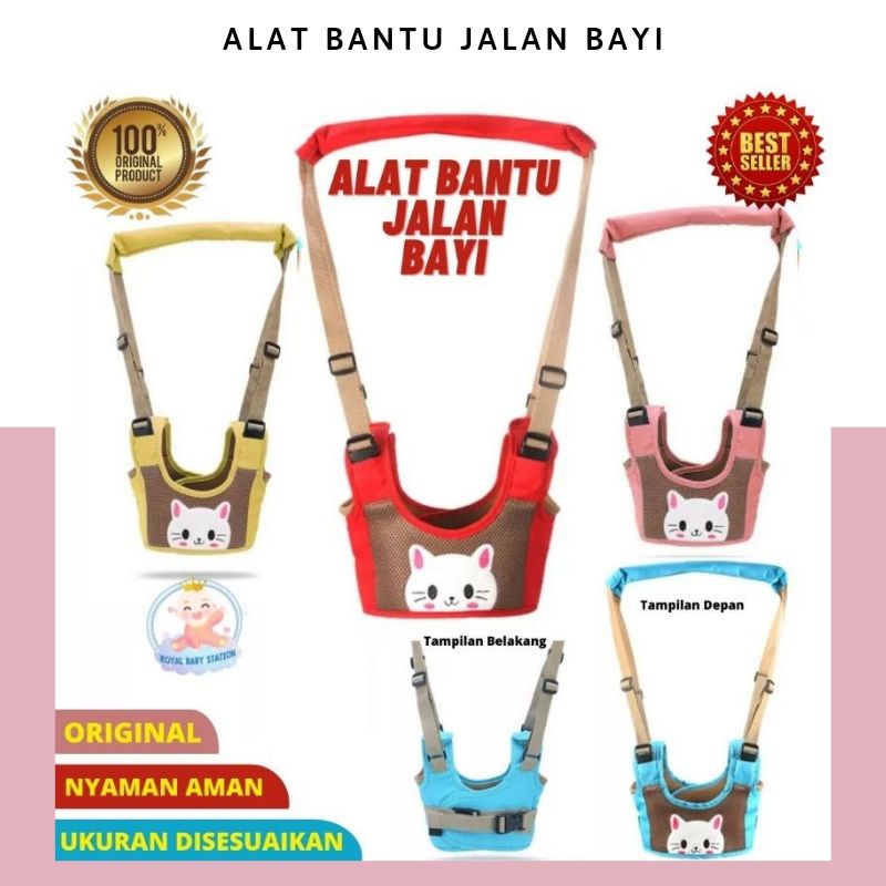 New Model Baby Walking Assisten Sabuk Alat Bantu Belajar Jalan Bayi Anak Lucu Aman