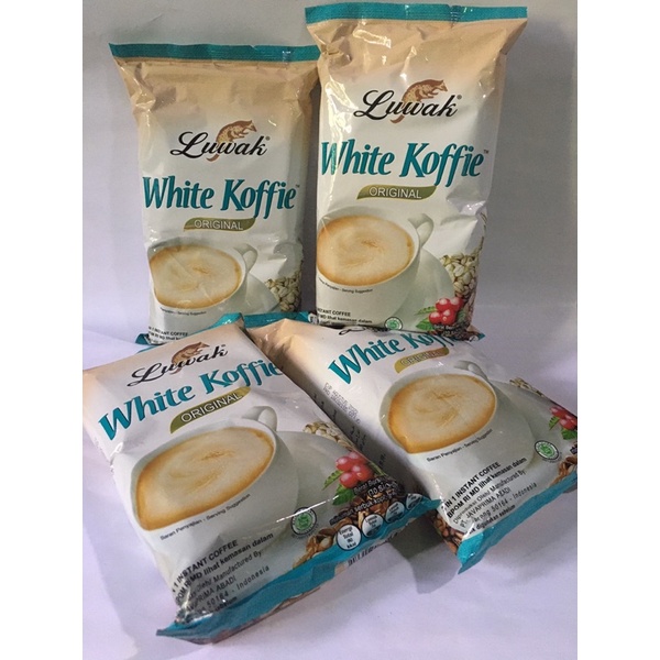 

Luwak White Koffie Original 200gr (10 sachet @20gr)/Minuman Sebuk Kopi Instan Murah/Minuman Bubuk Kopi 3in1 instant Coffee Murah