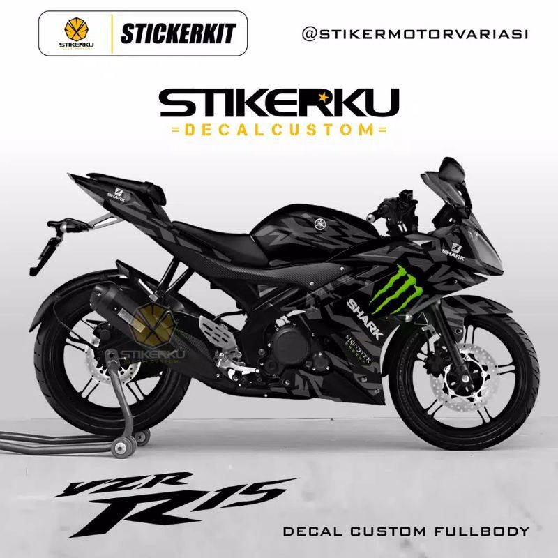 decal Yamaha R15 V2/ decal motor R15 V2/ stiker motor R15