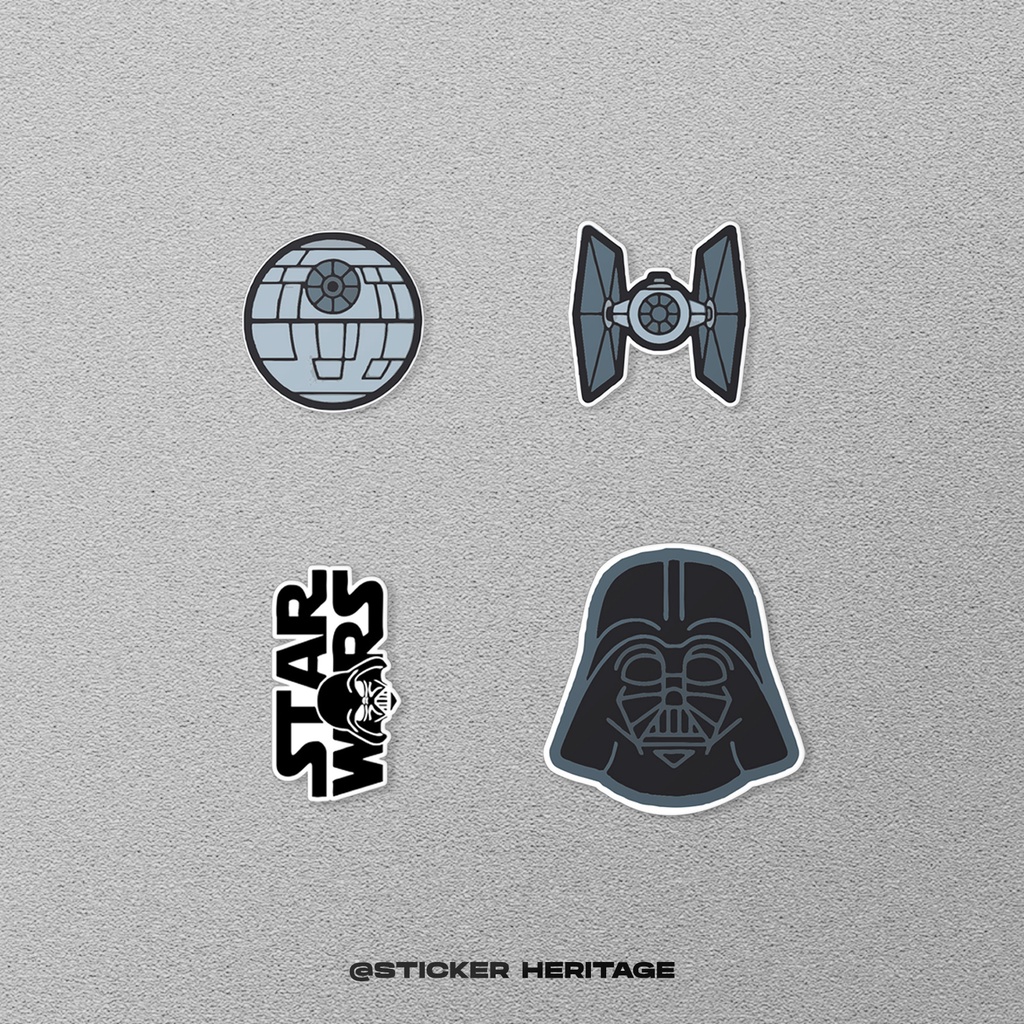 STICKER STIKER STAR WARS | STIKER TUMBLER HP | STICKER AESTHETIC STICKER LAPTOP