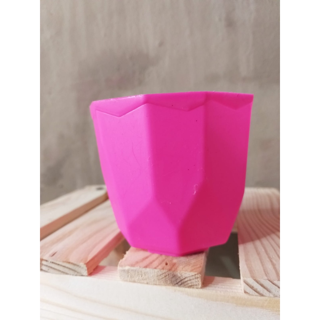 Pot bunga murah vas mini tempat wadah kerajinan perlengkapan bloom box buket bouquet balon snack ham