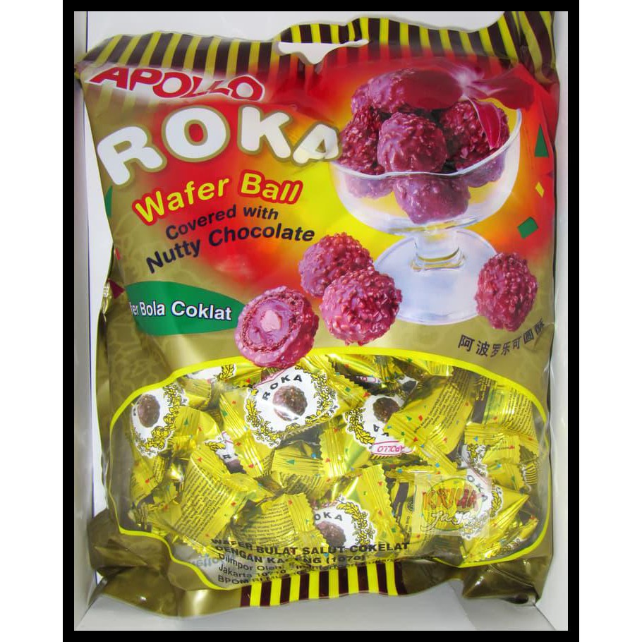 

Gd2C Roka Apollo Wafer Bola Coklat 80 Pcs 7On4