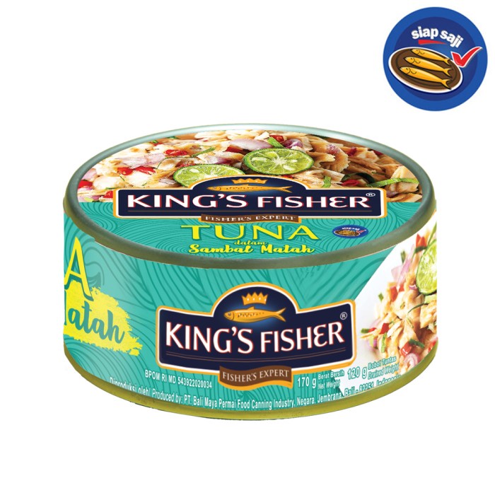 

Gg0Hh Paket 2 Pcs King'S Fisher Tuna Sambal Matah Daging Tuna Makanan Kaleng Ds0kk