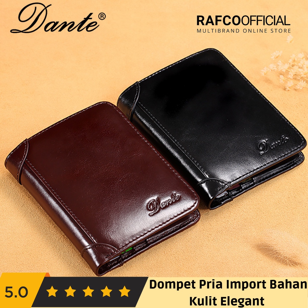[KULIT SAPI ASLI]  Dompet Import Lipat Kulit Sapi Asli Pria Bahan Kulit