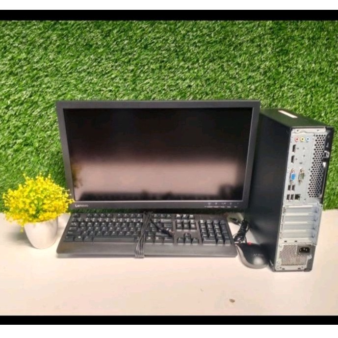 Paketan PC Lenovo M910S Core i5 7600 Ram 8GB SSD 256 + Monitor 22 Inch