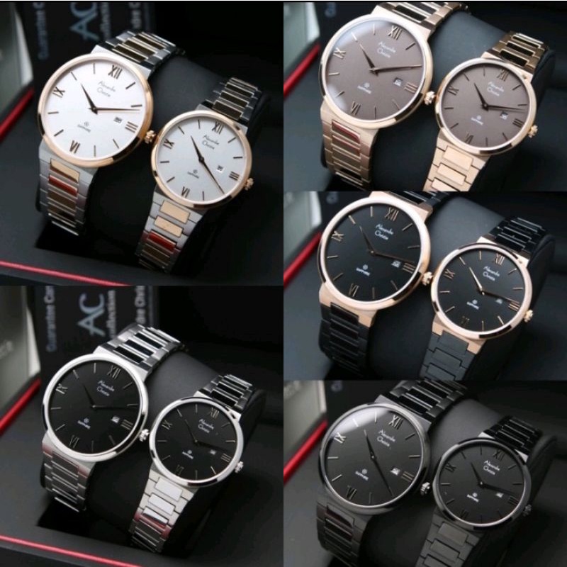 Jam Tangan Couple ALEXANDRE CHRISTIE AC-8564