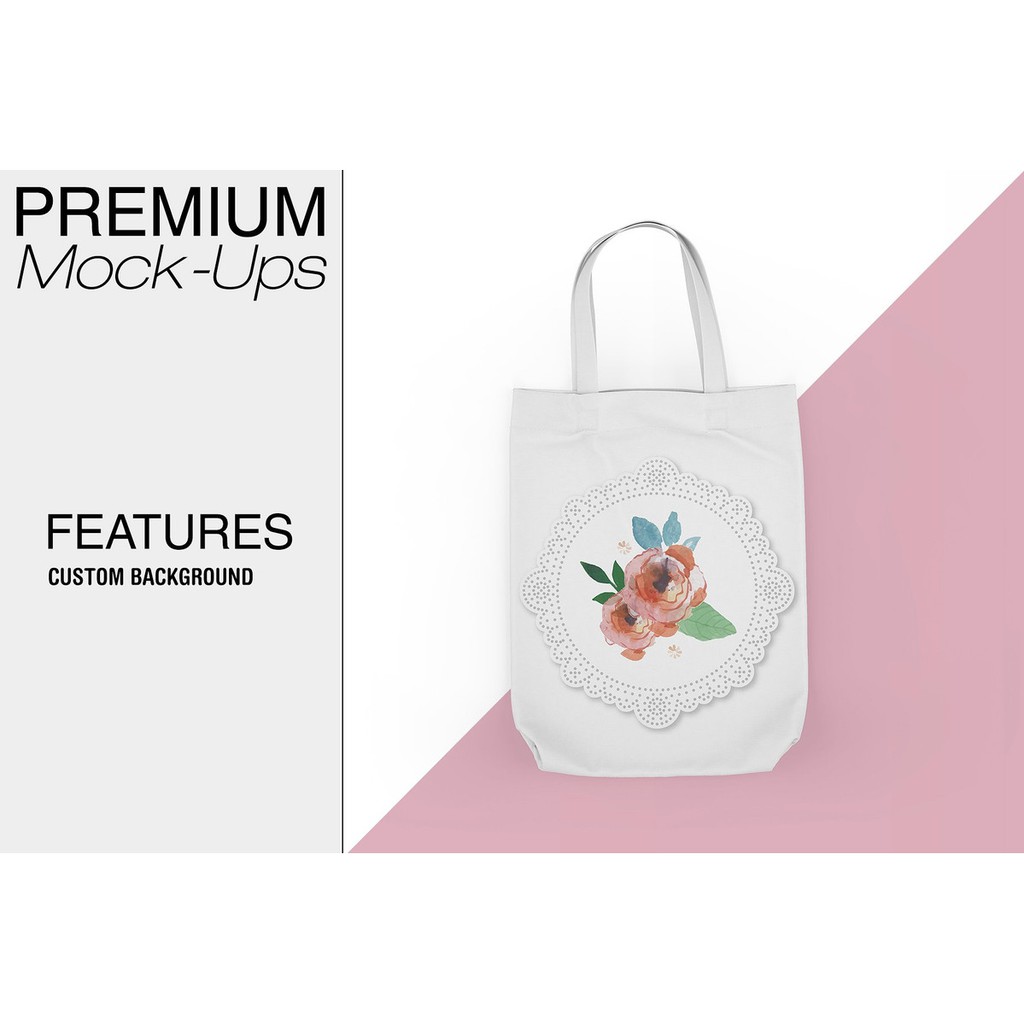 Tote Canvas Bag Mockup - Photoshop