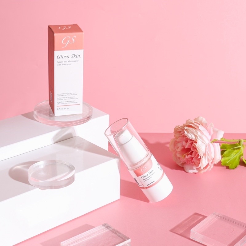 GLOSA SKIN serum and moisturizer with sunscreen (free gift)