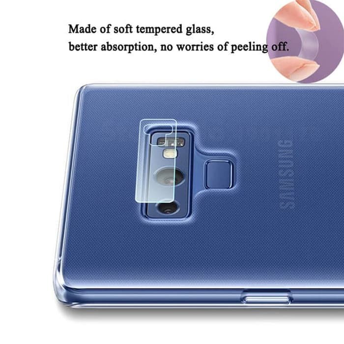 Samsung Note 9 Camera Tempered Glass Lens Protector - Clear