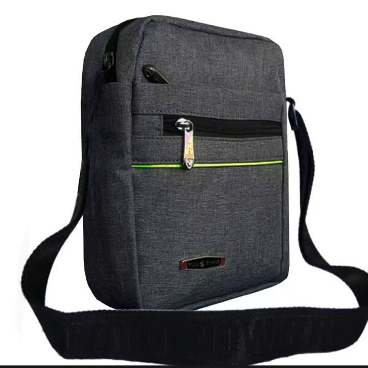 Polo Power Tas Selempang Pria Tas Fashion Pria Tas Hp 1063M original - Grey