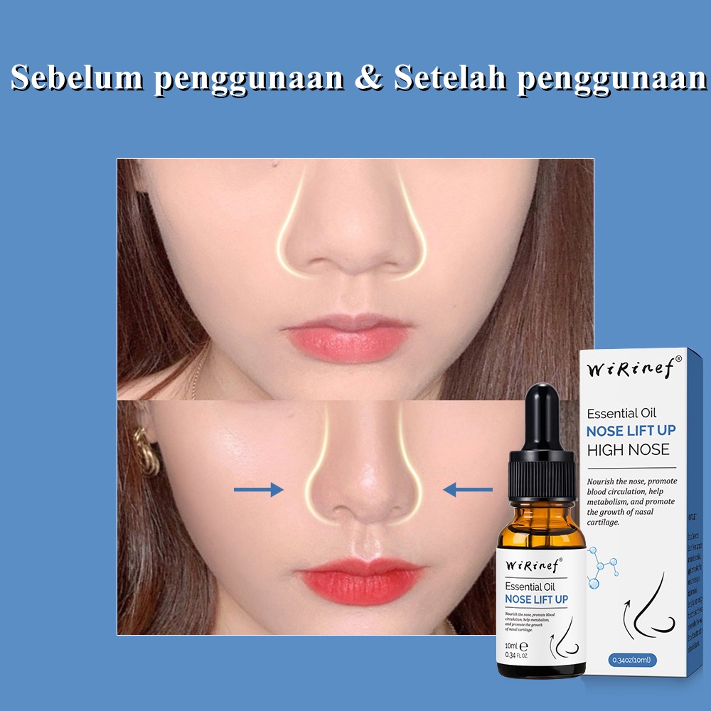 Minyak esensial pelembab Minyak esensial hidung 10ml Pijat hidung pemancung original nose oil lift up