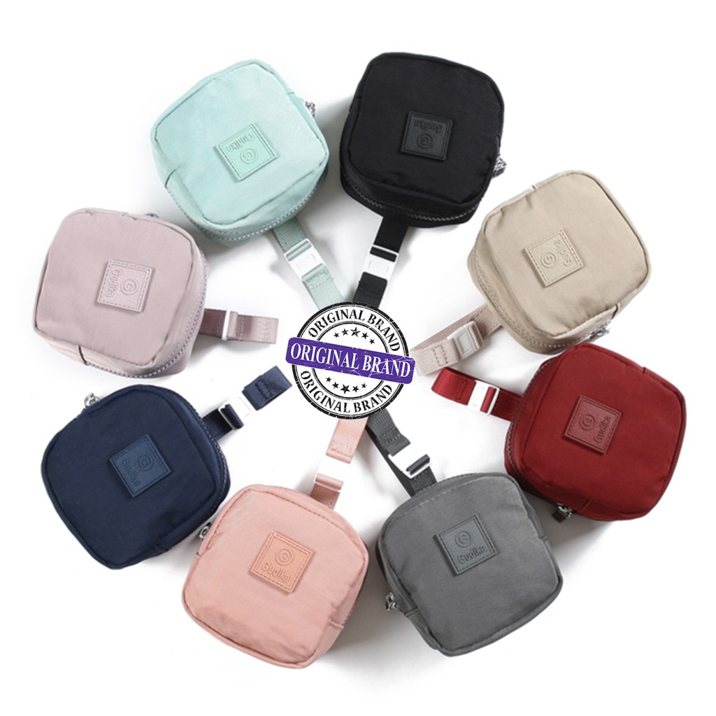 BIG SALE GUDIKA -  Tas Pinggang Wanita Bisa Selempang Modis Import Original 5112 - Tas Wanita Tas Selempang Bahu Kekinian Bahan Nylon Waterproof Anti Air - slingbag - tas mini - bag - cewek - fashion - branded - santai - tas - slempang - termurah - ori