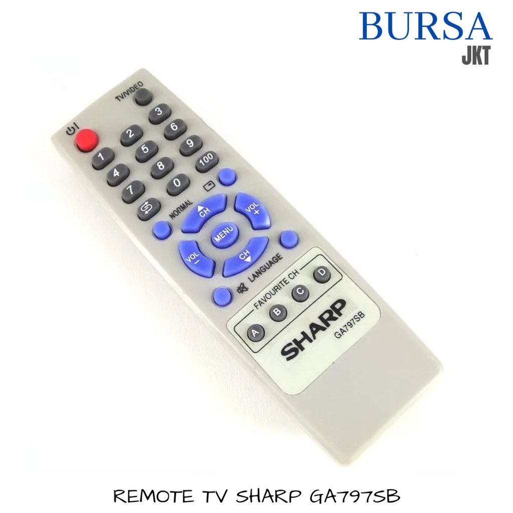 REMOTE TV  SHARP AQUOS TABUNG ANALOG GA797SB