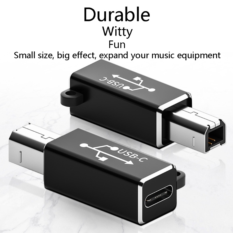 Gro USB Type-C to Type-B MIDI Adapter Untuk USB Tipe B Dilengkapi Scanner Printer Server