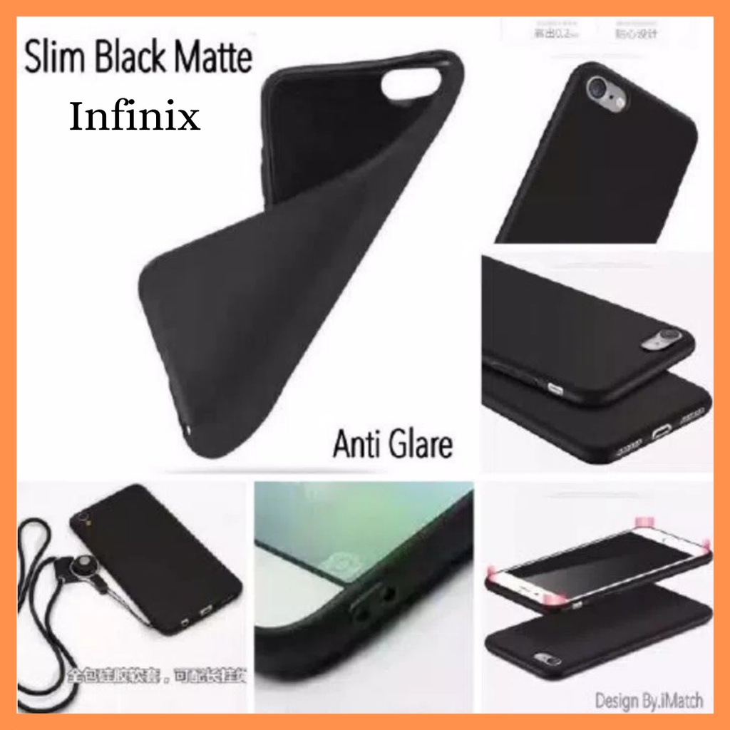 JM SLIM BLACK MATTE INFINIX HOT 9 INFINIX SMART 4 INFINIX SMART 5