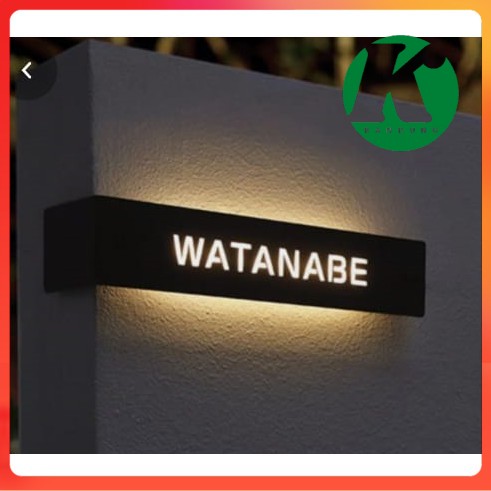

Papan Nama Rumah Akrilik Custom 10 cm x 50cm
