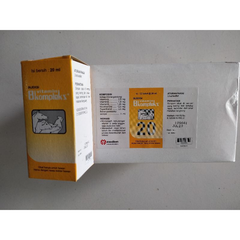 INJEKSI VITAMIN B KOMPLEKS 20 ml