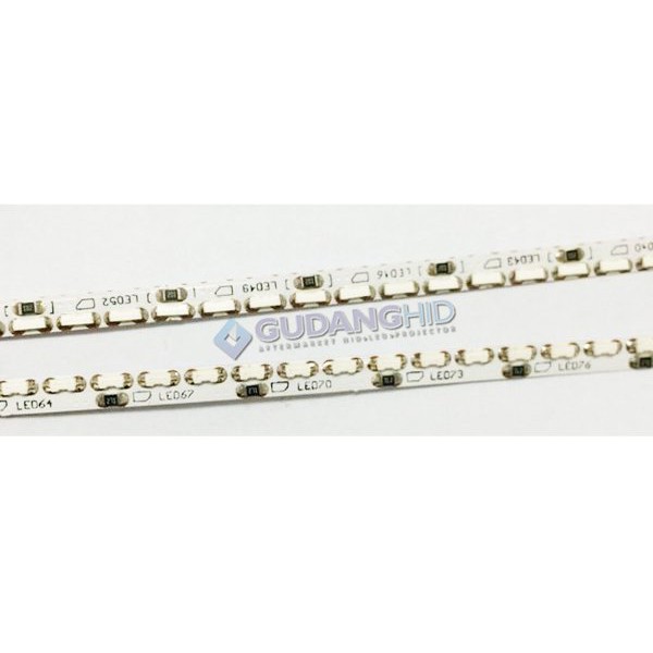 LED DRL Flexible 60CM Lampu Alis Mobil 2 Warna 2 Mode Fitur Sein Sen