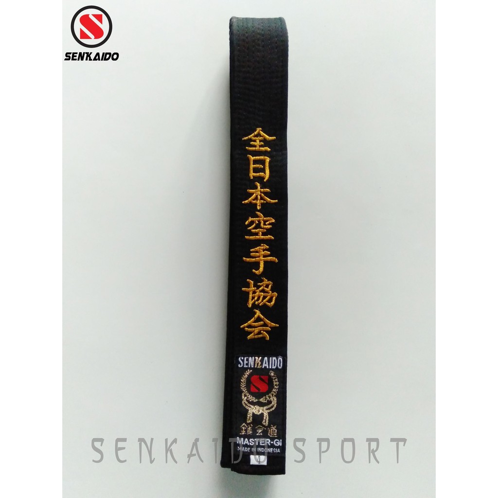 Black Belt Karate Master Gi Senkaido
