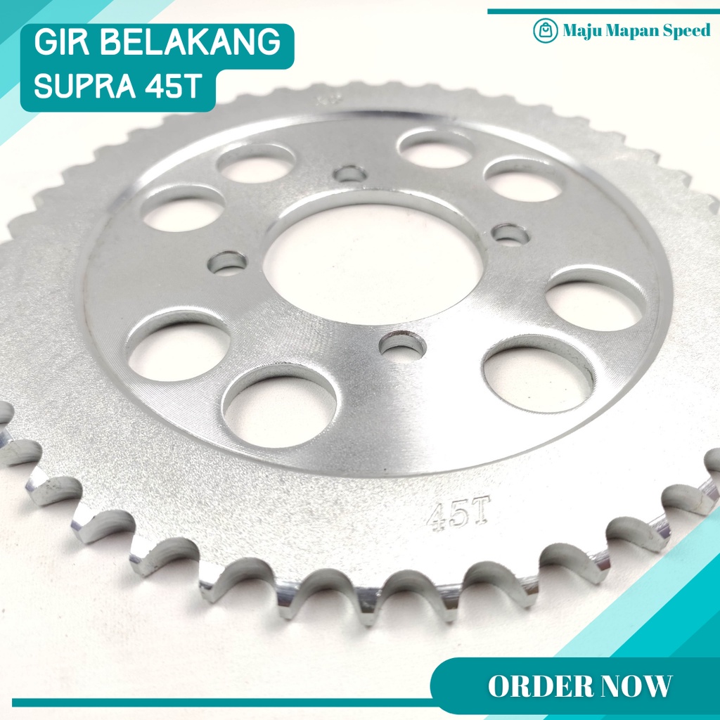 Gigi Tarik 45T HONDA Supra, Supra Fit Lama Gir Belakang - Rear Sprocket Gear SSS-1