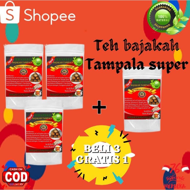 

TEH BAJAKAH/ AKAR BAJAKAH/ KAYU BAJAKAH TAMPALA ASLI KALIMANTAN TANPA CAMPURAN ISI 25 SUCHSET