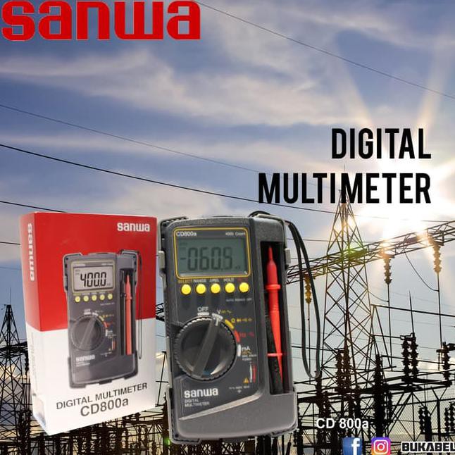 Original Digital Multitester Sanwa CD800A - Multi meter CD800A SANWA