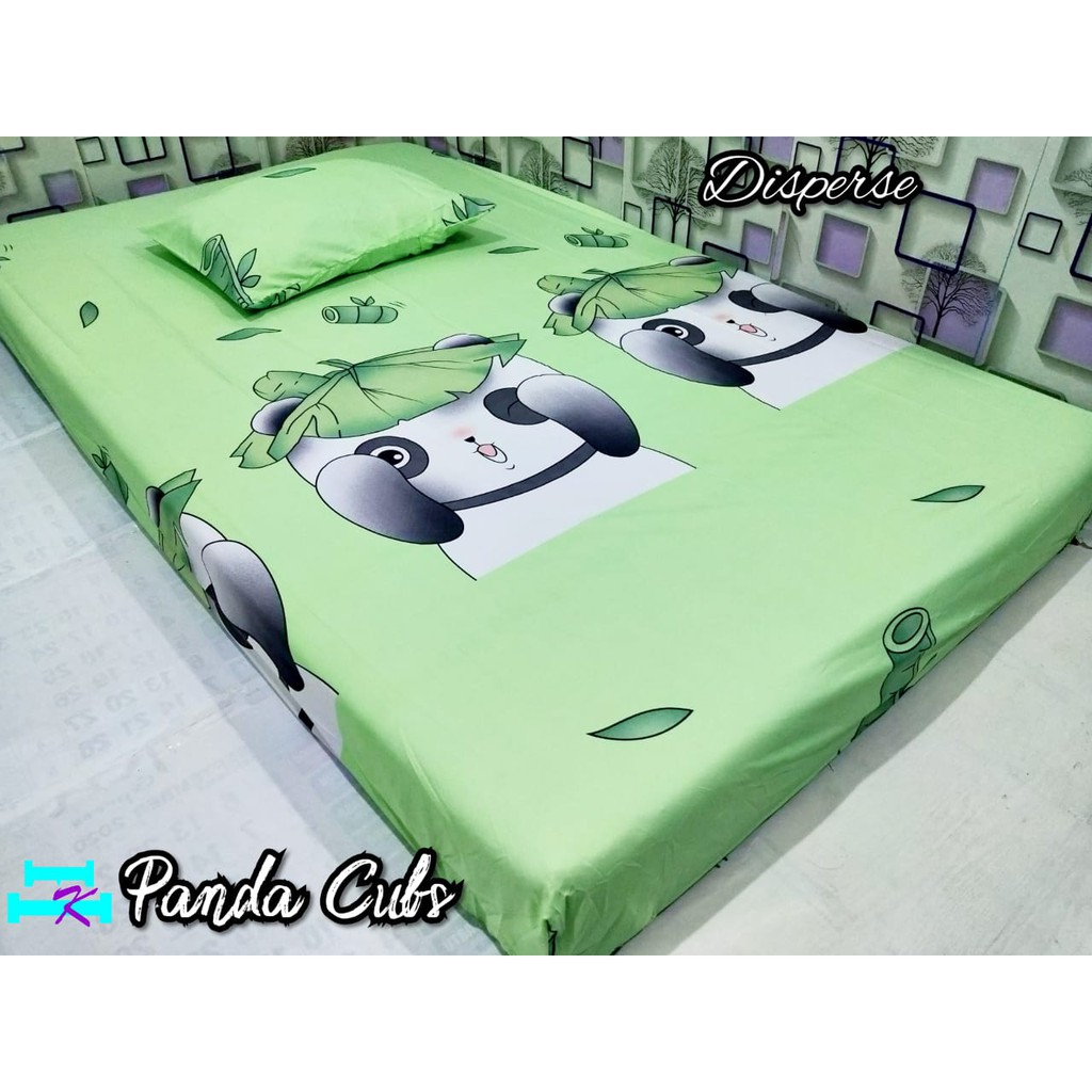 Sprei Homemade Aesthetic karakter Panda Cute 120x200 160x200 180x200 200x200