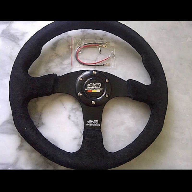Steer Racing Mugen Datar - Steering Wheel Mugen Suede - Setir Racing Mugen