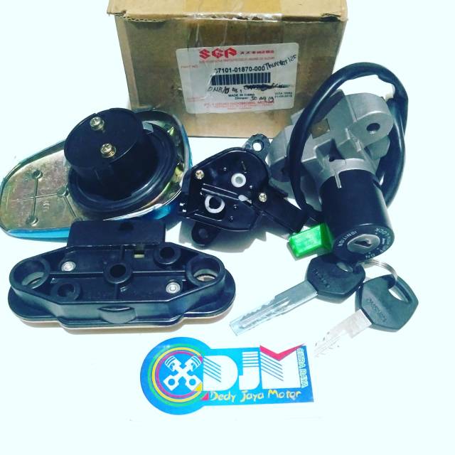 KUNCI KONTAK ASSY THUNDER 125 PRODUK ASLI SUZUKI SGP 100% 37101-01870-000