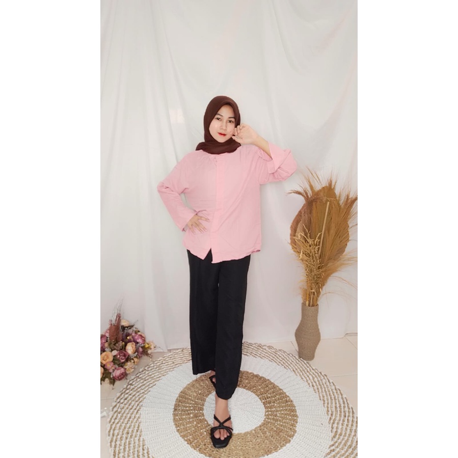 FR Fashion - Flowing Oversize / Kemeja Wanita - BN