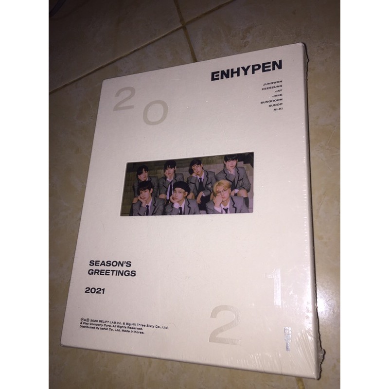 [booked] season greeting enhypen 2021 sealed