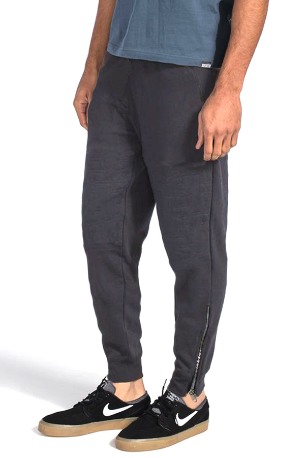 Celana Jogger Training Panjang Pria Model List -  Boston - Hitam JF