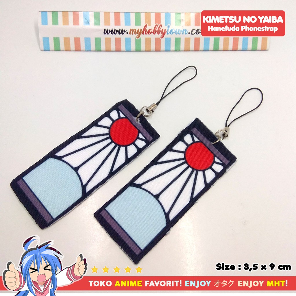 Gantungan HP Anime Kimetsu no Yaiba Demon Slayer Hanefuda