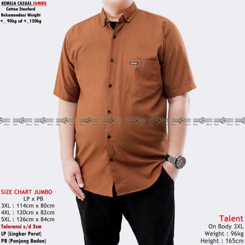 KEMEJA JUMBO | XXXL XXXXL XXXXXL | KEMEJA PRIA | KEMEJA SUPER JUMBO