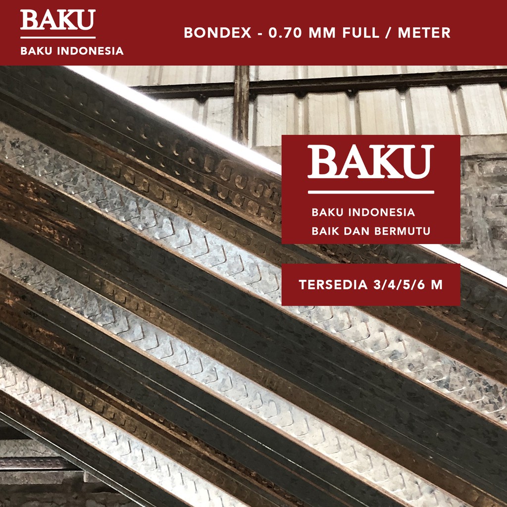 Bondex 0.70mm Full / Bondeck Bondek per meter