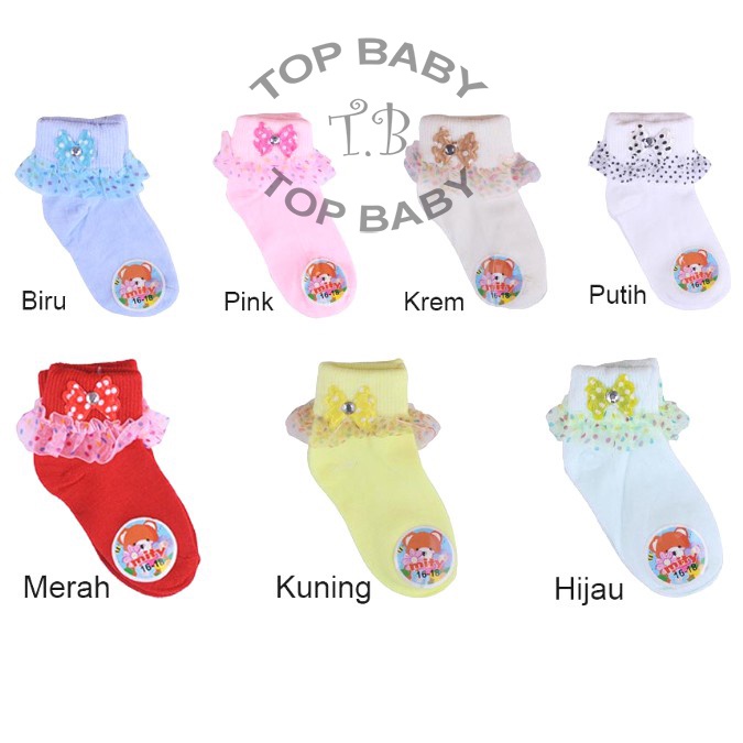 Kaos Kaki Bayi Renda Mity - 4280