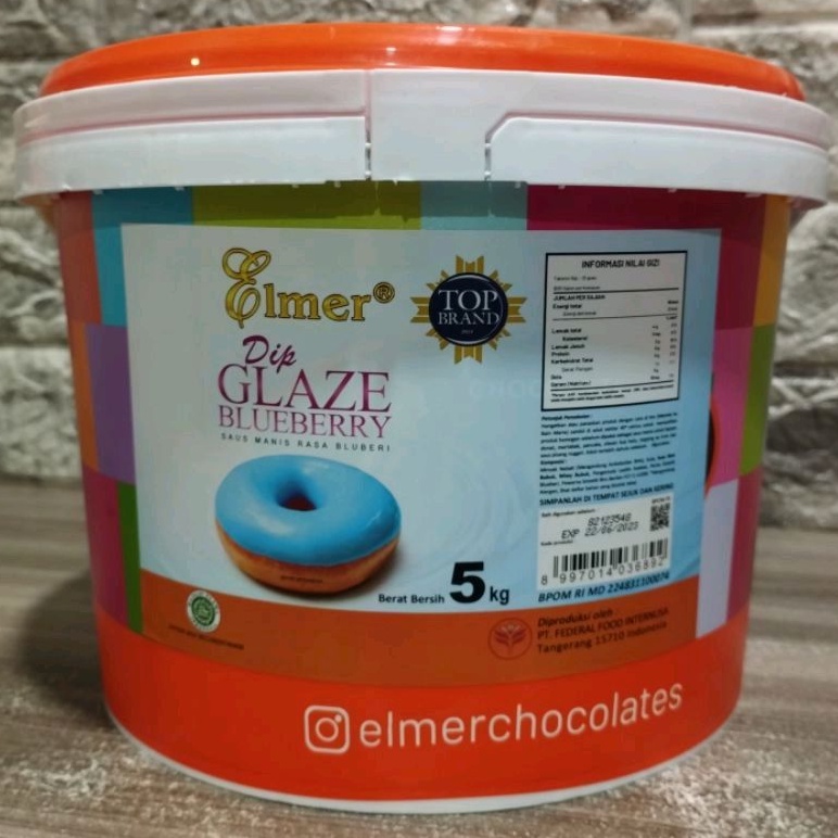 

Elmer Dip Glaze Blueberry 5 Kg