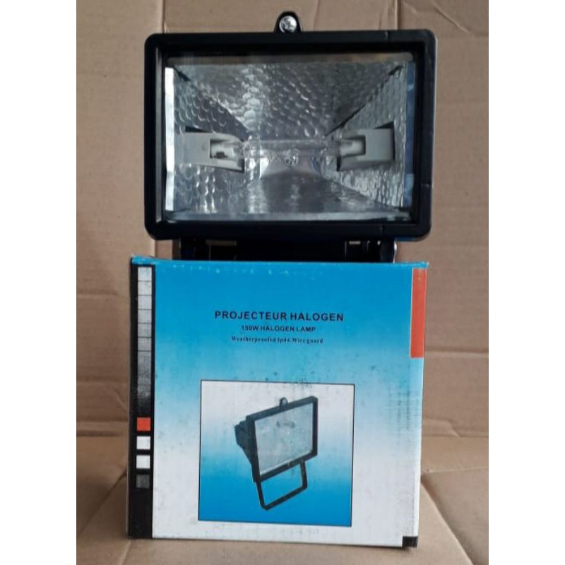 Kap Lampu Sorot + Lampu Halogen 150W/ Lampu sorot Halogen 150 Watt