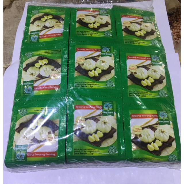 

BAWANG PUTIH BUBUK cap Pohon Mangga 3gr