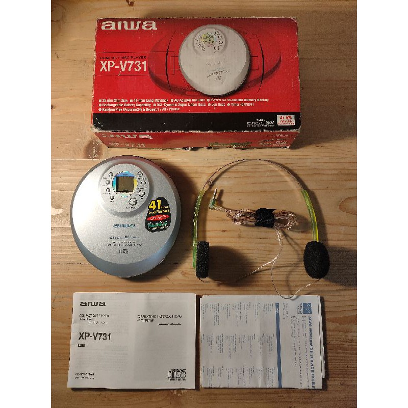 Discman AIWA XP-V731 // CD Audio Player // Walkman CD Jadul Vintage